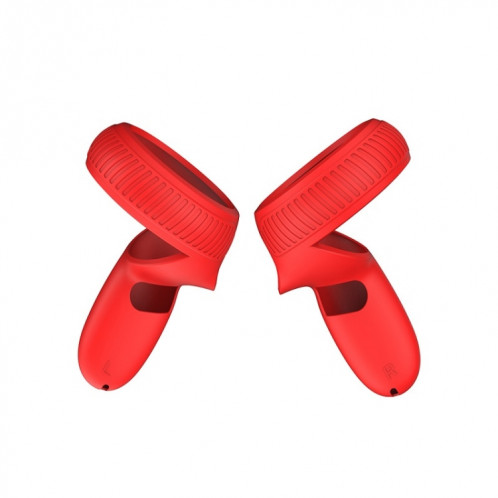 Housse de protection antidérapante en silicone pour poignée VR, résistante aux chutes, pour Meta Quest (rouge) SH301B1948-04