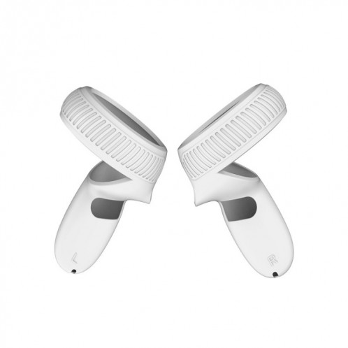 Housse de protection antidérapante en silicone pour poignée VR, résistante aux chutes, pour Meta Quest (blanc) SH301D533-04
