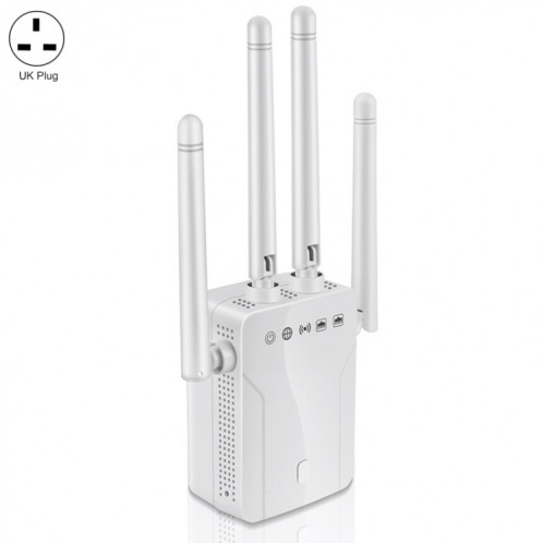 Amplificateur d'extension de signal sans fil WiFi 95B 300M 300M (Blanc Plug-UK) SH801F1057-09
