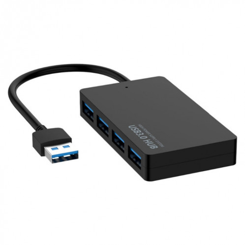 KYTC47 4 ports Adaptateur USB câble haute vitesse de station d'accueil USB de station d'accueil multi-interface, couleur: noir USB 3.0 SH5401912-05