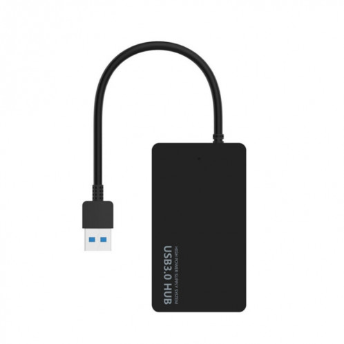 KYTC47 4 ports Adaptateur USB câble haute vitesse de station d'accueil USB de station d'accueil multi-interface, couleur: noir USB 3.0 SH5401912-05