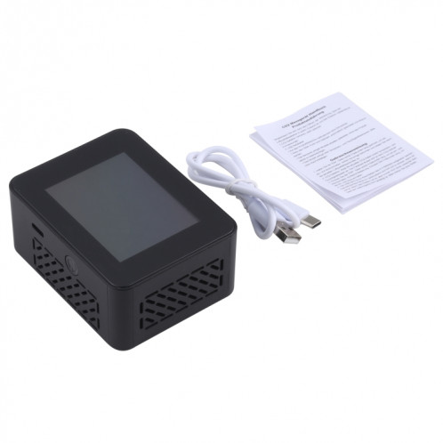 TVOC1 Portable CO2 Qualité de l'air Formaldéhyde Détecteur de dioxyde de carbone Hygromètre de température intérieure avec écran numérique à LED (noir) SH3507415-08