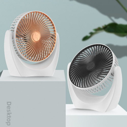 Ventilateur de bureau USB Mini Dortoir Home Dortoir Ventilateur portable, Couleur: U Type (Gold) SH4004690-07
