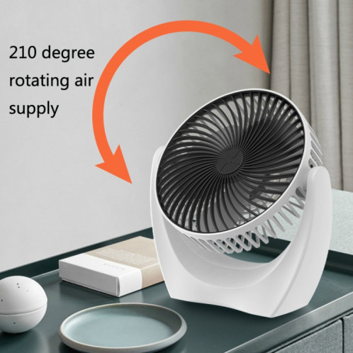 Ventilateur de bureau USB Mini Dortoir Home Dortoir Ventilateur portable, Couleur: U Type (Gold) SH4004690-07