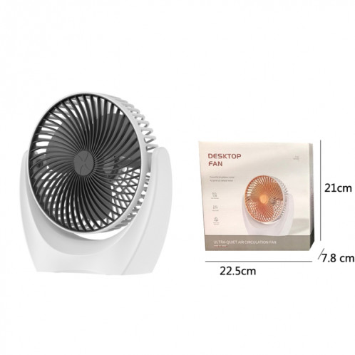 Ventilateur de bureau USB Mini Dortoir Home Dortoir Ventilateur portable, Couleur: U Type (Gold) SH4004690-07