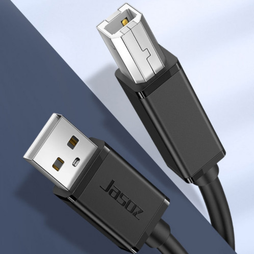 3 PCS JASOZ Câble d'impression USB Câble de cuivre sans oxygène, longueur de câble: 10m SH1308138-08