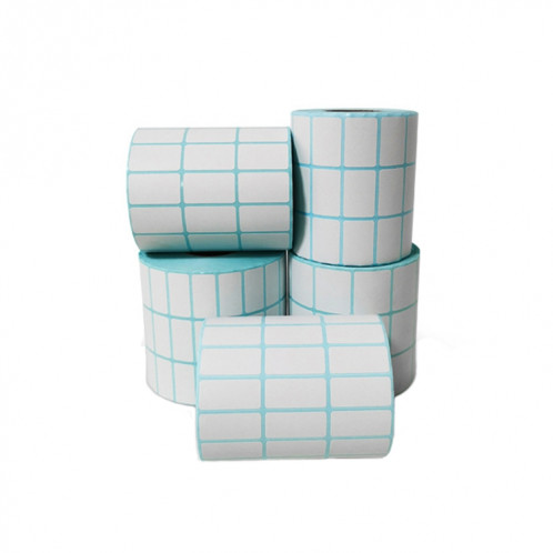 Papier thermique à trois preuves Code à barres à trois rangées Papier d'impression non adhésif, taille: 30 x 15mm (10000 pièces) SH3402600-06