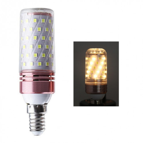 12W-E14 3 PCS Pas de scintillement de maïs de maïs bulbe bulbe ampoule, couleur lumière: style de la maison de lumière chaude SH4310778-07