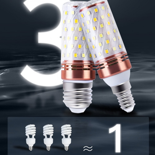 16W-E27 3 PCS Pas de clignotage de maïs de maïs bulbe bulbe ampoule, couleur de lumière: blanc SH4317882-07