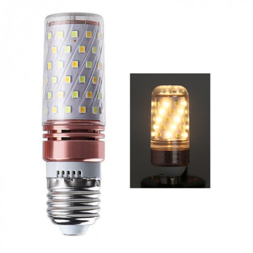 16W-E27 3 PCS Aucun bulbe d'ampoule de bougie de maïs en scintillement, couleur de la lumière: style de la maison de lumière chaude SH43181742-07