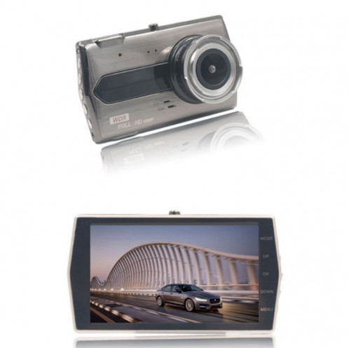 Enregistreur de conduite vidéo de vision de la vision de la nuit de 4 pouces HD 1080P Dual-lentille (coquille en métal) SH801A1773-06