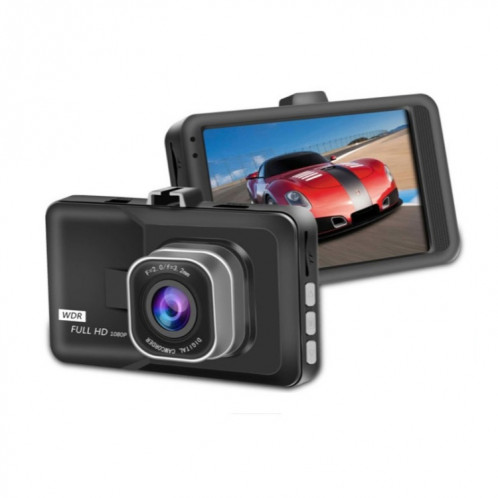 Enregistreur d'entraînement grand angle de 3,0 pouces HD 1080P avec spécification d'image d'inverser: définition normale enregistrement unique (noir) SH73011264-06