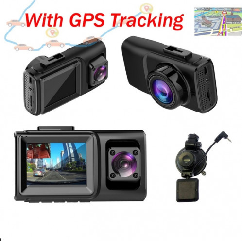 Enregistreur de conduite de vision nocturne infrarouge de la voiture HD 1080P Spécifications: avec trajectoire GPS SH820211-07