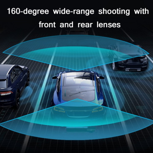 Enregistreur de conduite de vision nocturne infrarouge de la voiture HD 1080P Spécifications: avec trajectoire GPS SH820211-07