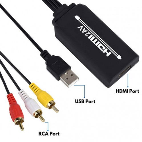 RL-HTAL1 HDMI TO AV Convertisseur Spécification: Inspinement masculin à l'homme SH0501648-06