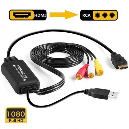 RL-HTAL1 HDMI TO AV Convertisseur Spécification: Inspinement masculin à l'homme SH0501648-06