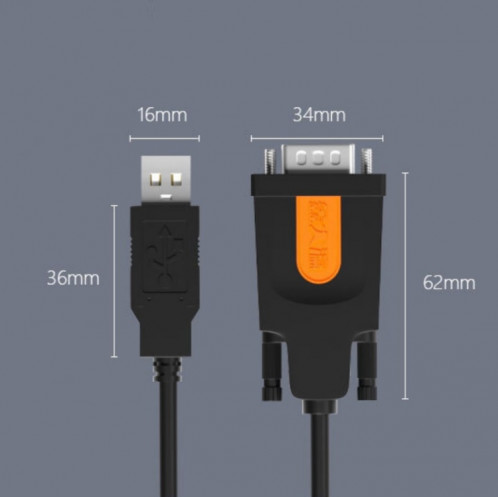 D.Y.Tech USB à DB9 Câble série RS232COM, Spécifications: FT232 1.5M SD16011082-06