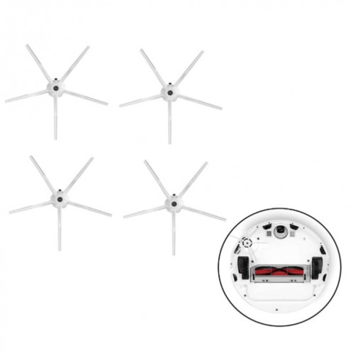 16 PCS / Set Pinceau principal + Brosse latérale + Filtre Haipa pour Xiaomi / Robok Robot Robot SH4525398-05