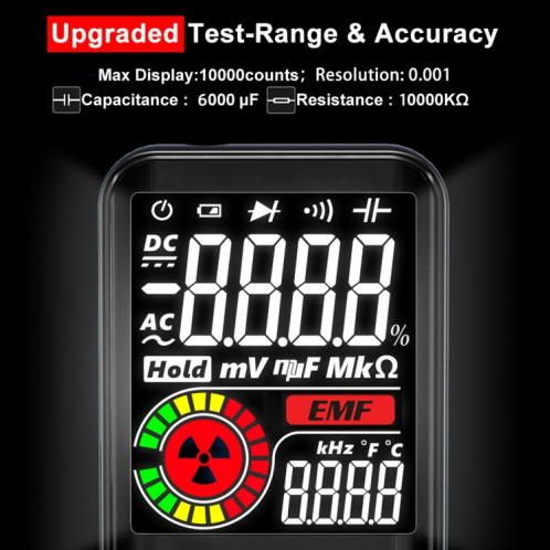 Bsiber S20 Testeur multimètre de rayonnement électromagnétique intelligent de rayonnement électromagnétique SB9077563-09