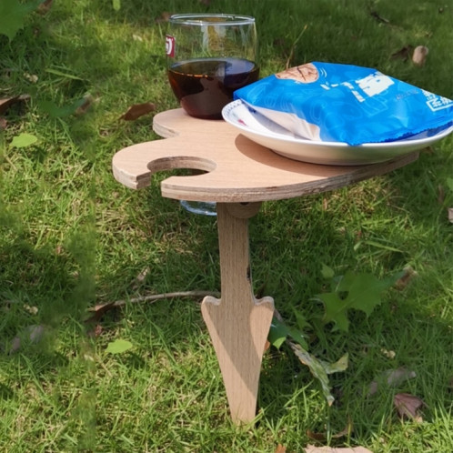 Table à vin de vin de bois détachable en bois Table à vin en plein air (couche unique) SH701A506-06