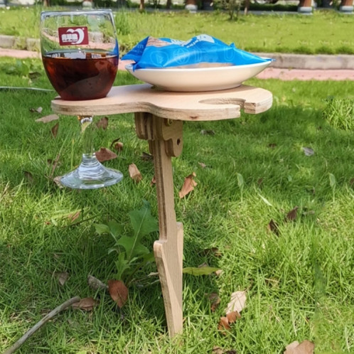 Table à vin de vin de bois détachable en bois Table à vin en plein air (couche unique) SH701A506-06