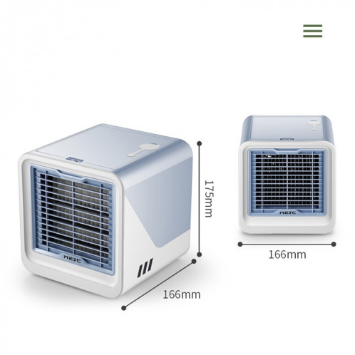 MG-191 Mini refroidisseur d'air Accueil Dortoir Bureau Climatisation Ventilateur Portable Petit Ventilateur USB (Noir Classique) SH801A1192-07