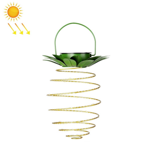 60 LEDs solaires ananas solaires lumières en fer forgé Lanterne LED fil de cuivre chaîne de jardin d'extérieur étanche de jardin Lanternes de décoration SH60021784-07