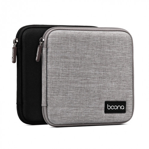 Baona BN-F021 Home Home DVD CD Sac de rangement Jeu CD Sac de rangement pour PS4 (gris) SB001A1362-07