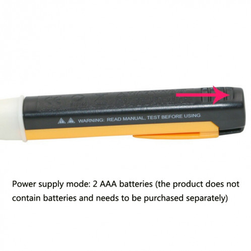 Stylo électrique à induction de sécurité de stylo électrique d'affichage numérique électronique sans contact avec LED (A12D01) SH301A636-06