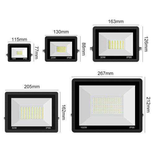 50W PIR LED Spotirlight PROJET DE PROJET DE PLUMAGE ÉTÉRIEUR DE JARDIN ÉLECTABLE D'ÉNERGIE D'ÉNERGIE D'ÉNERGIE ÉNANELLEMENTAIRE, Style: (Lumière blanche froide) SH609A268-08