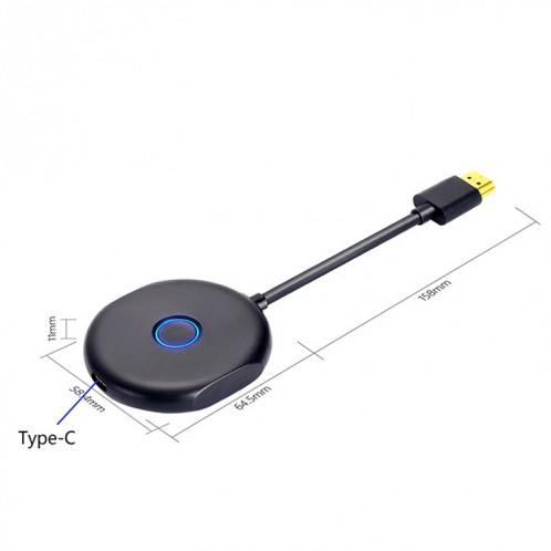 C39K 2.4G WIFI Stick d'affichage sans fil Dongle HDTV Stick pour ordinateur portable Mac iOS et smartphone Android SH0803307-07
