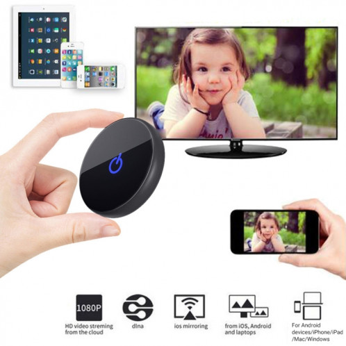 C29 1080P 2.4g + 5G Affichage sans fil Dongle TV Stick WIFI DLNA Récepteur d'affichage compatible HDMI pour TV IOS / Andorid Téléphone SH91021056-07