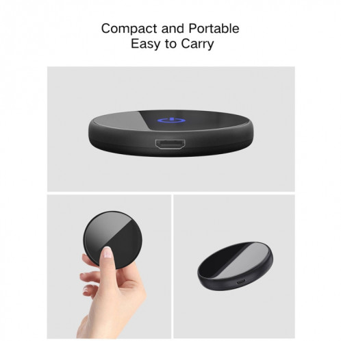 C29 4K 60Hz 2.4g + 5G WECHAT App affichage sans fil Dongle TV Stick WIFI DLNA Récepteur d'affichage compatible HDMI pour TV iOS / Andorid Téléphone SH910464-07