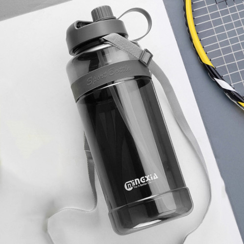 MINGXIA MXCP05 GRANDS CAPPORT CAPPORT EAU DE TASSE D'EAU EN PLASTIQUE AVEC BOUILLE DE SPORTS PORTABLE PORTABLE DE PAILLEUR, Couleur: Gris 3000ml SH11081190-07