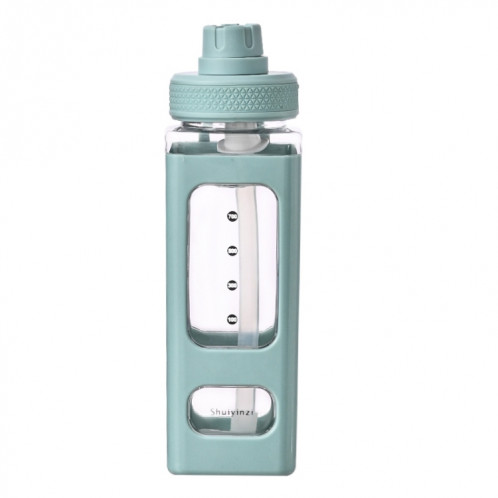 2 pcs coussin d'eau en plastique carré avec des bouilloires portables à grande capacité de sport de grande capacité, couleur: 700ml (bleu) SH12021526-07