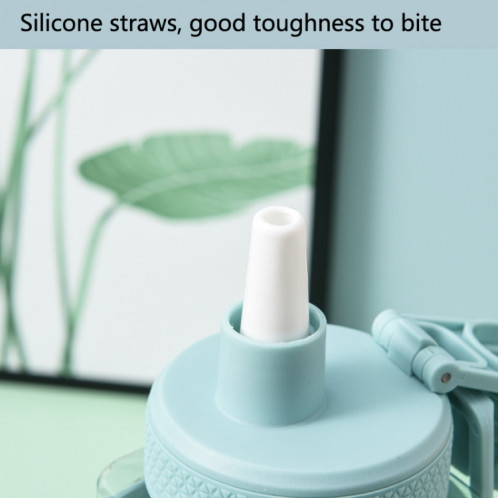 2 PCS Coupe d'eau en plastique carrée avec des bouilloires portables à grande capacité de sport de grande capacité, couleur: 900ml (bleu) SH12051098-07