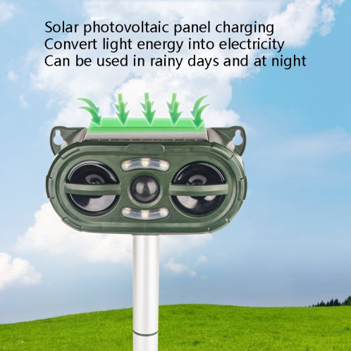 Répellant à ultrasons Souris Solaire Repeller Animal Solar SH86831918-07