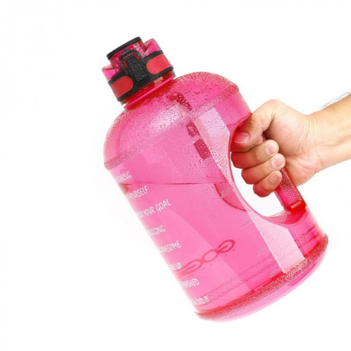 TT-T585 1 gallon / 3,78L bouilloire de sport de grande capacité couleur gradient plastique bouteille d'espace, couleur: rose SH7805648-07