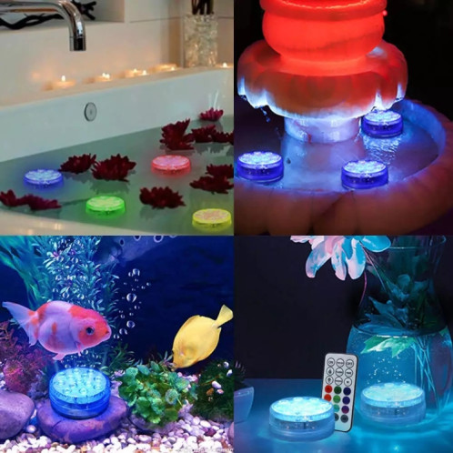 Lampe de plongée de plongée à télécommande à télécommande à télécommande, SPEC: 7cm 13 LED + Télécommande à clé RF21 (1 PC + 1 télécommande) SH303A314-07