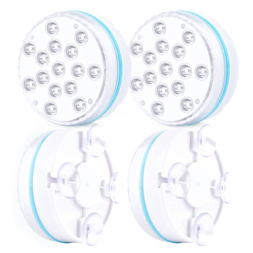 15 LEDS RF Télécommande de plongée Lampe de piscine imperméable magnétique, Spécification: 2 PCS + 1 RC (16 couleurs) SH002A1694-07