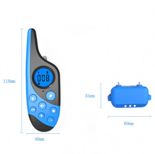 L-818 500M DISPOSITIF DE DISPOSITIF DE TRAITEMENT DU CHIEN RECARGABLE CONTRÔLE DE TÉLÉCHARGE DE PET D'ANIME DE PET SH94051496-06