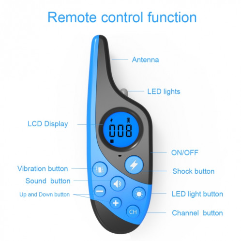 L-818 500M DISPOSITIF DE DISPOSITIF DE TRAITEMENT DU CHIEN RECARGABLE CONTRÔLE DE TÉLÉCHARGE DE PET D'ANIME DE PET SH94051496-06