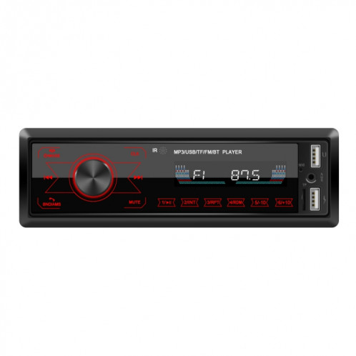 A2818 voiture Bluetooth haut-parleur de haut-parleur MP3 Lecteur Fonction Touchez Double U Disk Lights Colorful Lights Radio, Spécifications: Standard + Carte mémoire 8G SH8502253-07