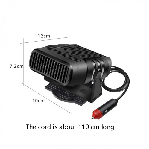 Chauffage de voiture noir 24V Couleur de dégivrage du vent froid et chaud et de neige SH1502396-07