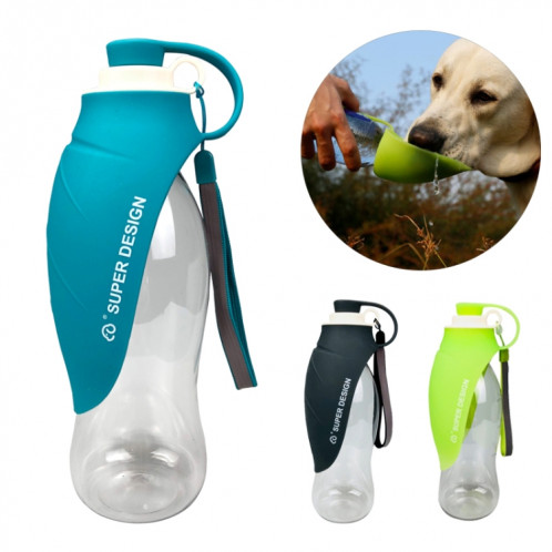 Chien d'alimentation en PET hors de la tasse de tasse d'eau à flip en extérieur de grande capacité (vert) SH501B651-07