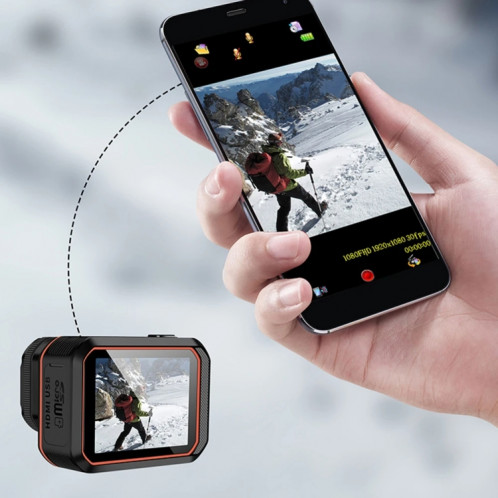 Caméra de sport de plein air SC002-12 4K WIFI Diving Mini caméra imperméable (noir) SH601A506-014