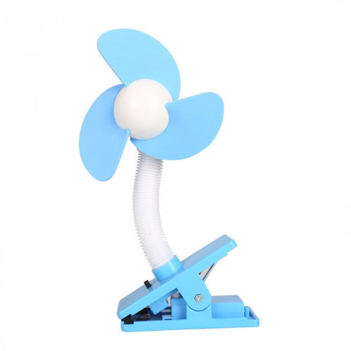 Ventilateur de poussette portable 360 degrés clip mini ventilateur (bleu eva) SH401B1597-07