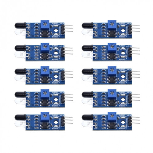 10 PCS Infrarouge Smart Capteur d'évitement de voiture Capteur de robot Capteur de robot (6D9) SH901A257-05