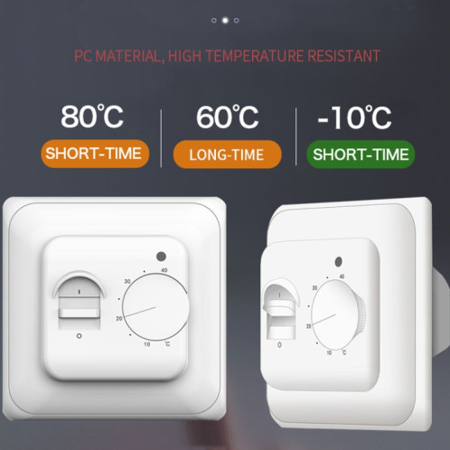 RTC70 Chauffage Chauffage Thermostat Contrôleur de température mécanique SH9280861-07