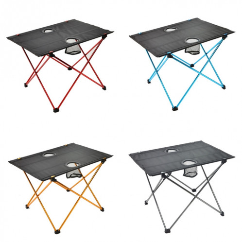 8249 Table de pliage en aluminium ultra léger en plein air Petite table de pique-nique portable (orange) SH701C197-07